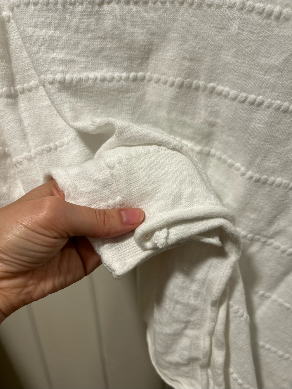 Fat Face Cotton/Linen Long Sleeve with Button Up Back - Picture 3 of 7